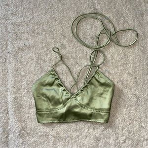 Cider Open Back Crop Top
